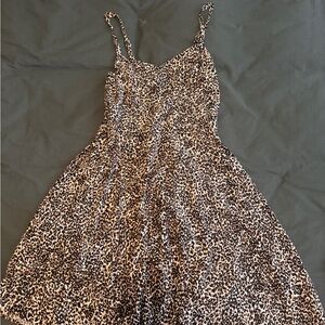 Old Navy Black and Tan Mini Dress